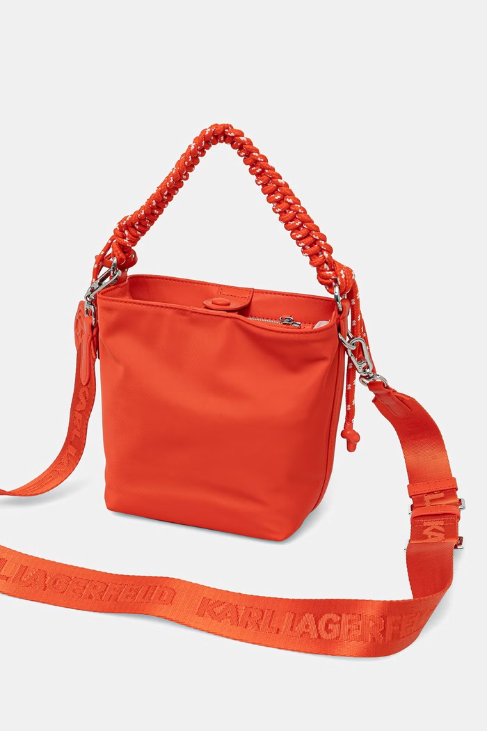 Accesorii Karl Lagerfeld geantă crossbody pentru femei IKON B2W30242 portocaliu