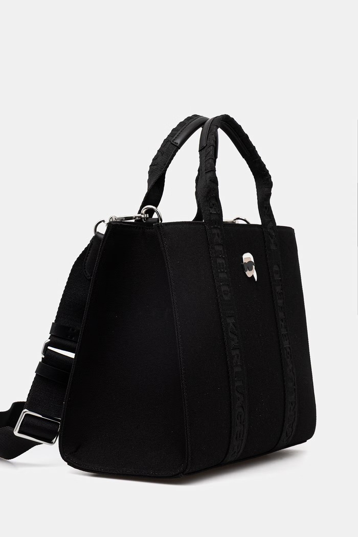 Karl Lagerfeld kabelka typu tote dámska IKON B2W50103 čierna SS26