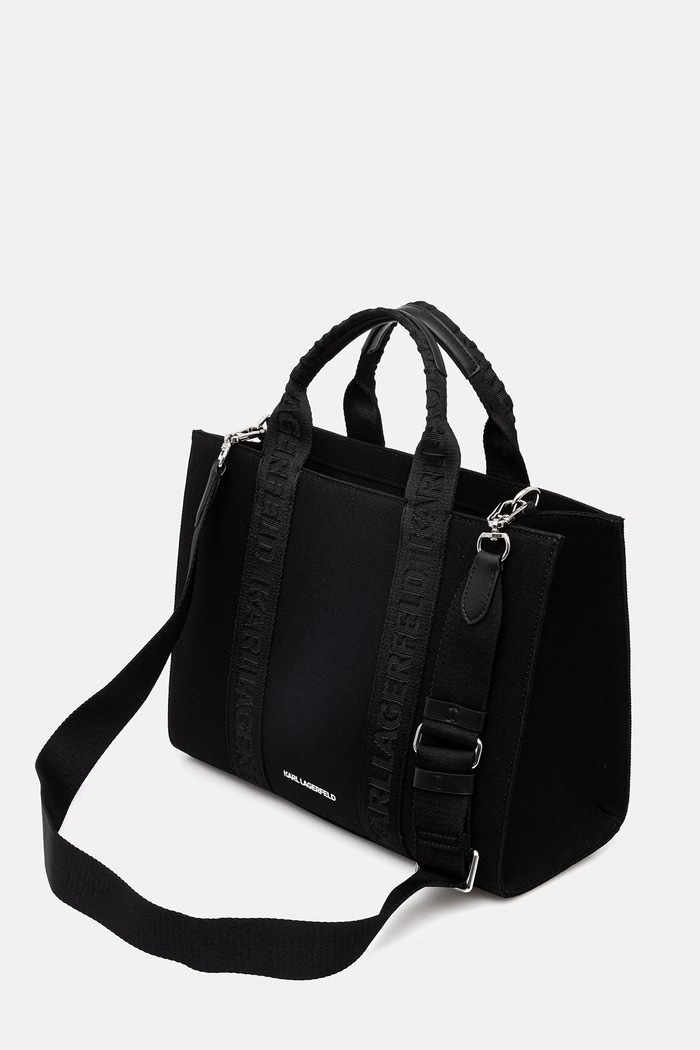 Doplnky Karl Lagerfeld kabelka typu tote dámska IKON B2W50103 čierna