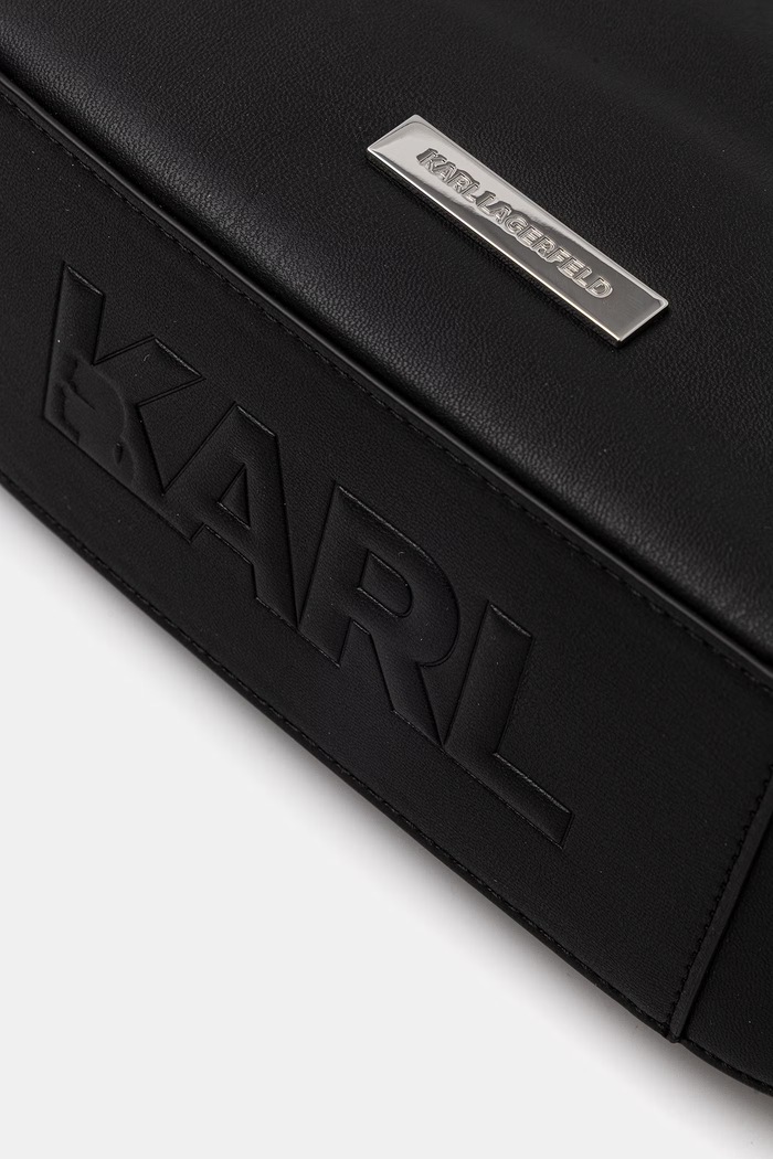 Karl Lagerfeld kabelka dámska z imitácie kože IKON čierna B2W30179