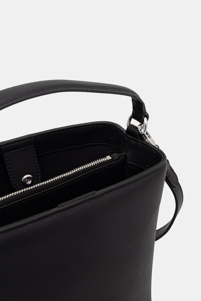 Karl Lagerfeld torebka damska z imitacji skóry IKON B2W30244 czarny