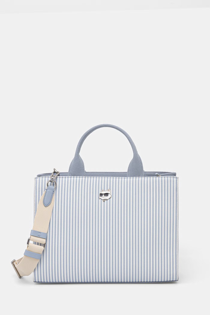 Karl Lagerfeld Kabelka typu tote dámska IKON modrá B2W50028