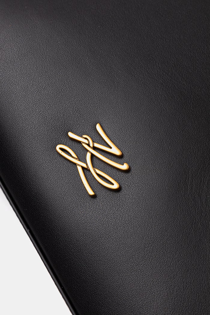 Karl Lagerfeld kabelka dámska kožená K/AUTOGRAPH čierna B2W30038