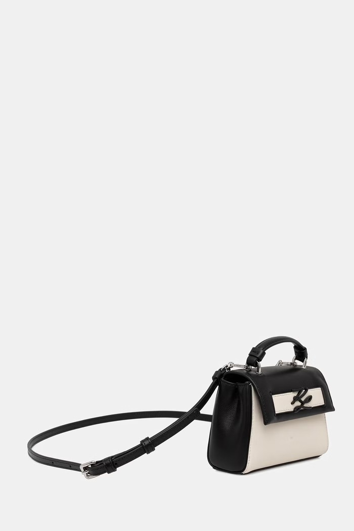 Karl Lagerfeld crossbody kabelka dámska kožená K/AUTOGRAPH B2W30271 béžová SS26