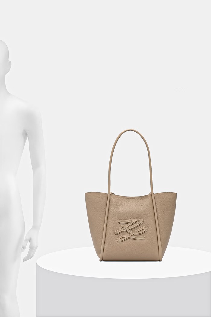 Karl Lagerfeld kabelka typu shopper dámska kožená K/AUTOGRAPH B2W30051
