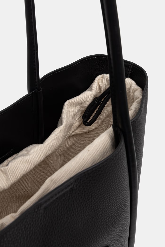 Karl Lagerfeld kabelka typu shopper dámska kožená K/AUTOGRAPH B2W30051 čierna