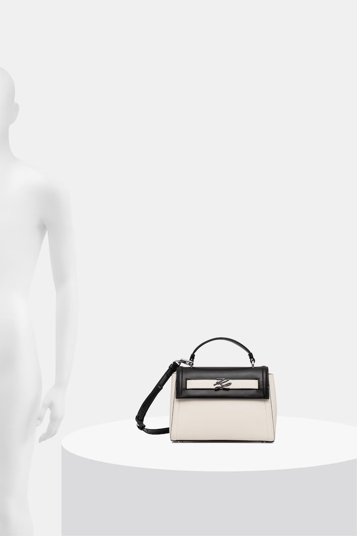 Karl Lagerfeld dámska kožená bagetová kabelka K/AUTOGRAPH B2W30237