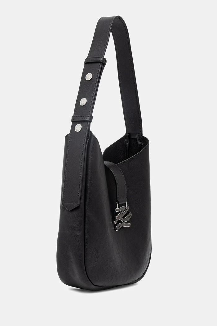 Karl Lagerfeld kabelka dámska kožená K/AUTOGRAPH B2W30259 čierna SS26