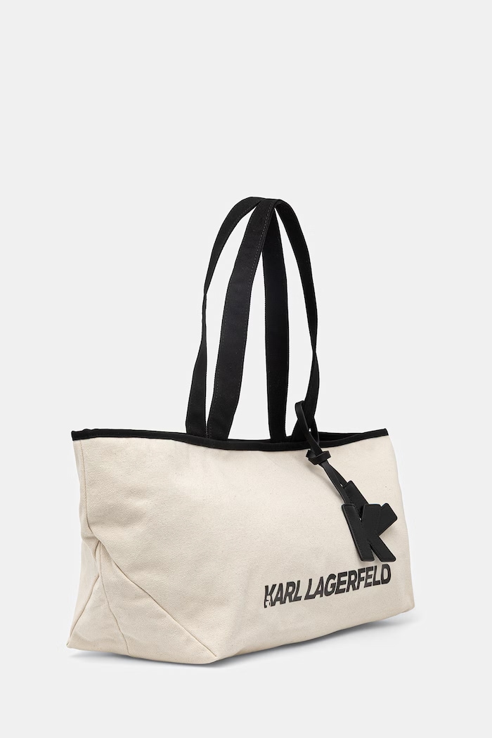 Karl Lagerfeld tote taška dámská K/ESSENTIAL B2W50017 béžová SS26