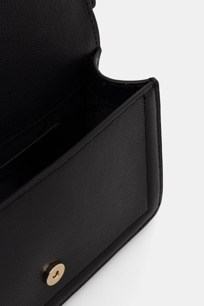 Karl Lagerfeld Crossbody kabelka dámska kožená K/NOVA B2W30231 čierna