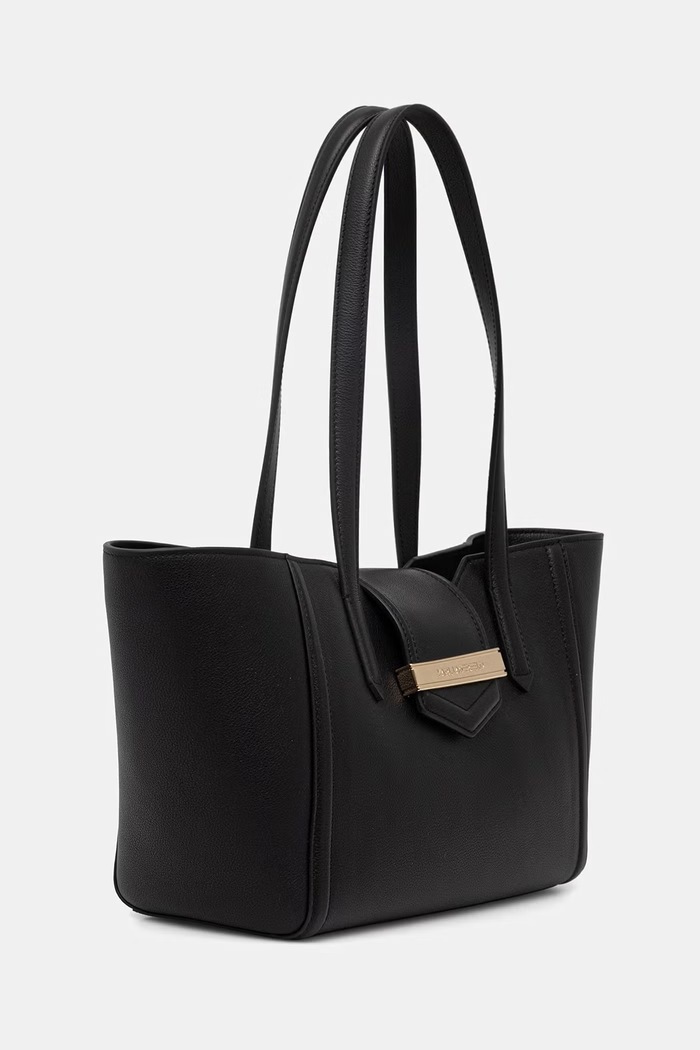 Karl Lagerfeld geantă baguette pentru femei, din piele K/NOVA B2W30108 negru SS26