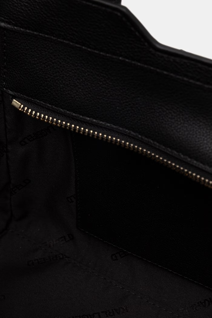 Karl Lagerfeld geantă baguette pentru femei, din piele K/NOVA B2W30108 negru