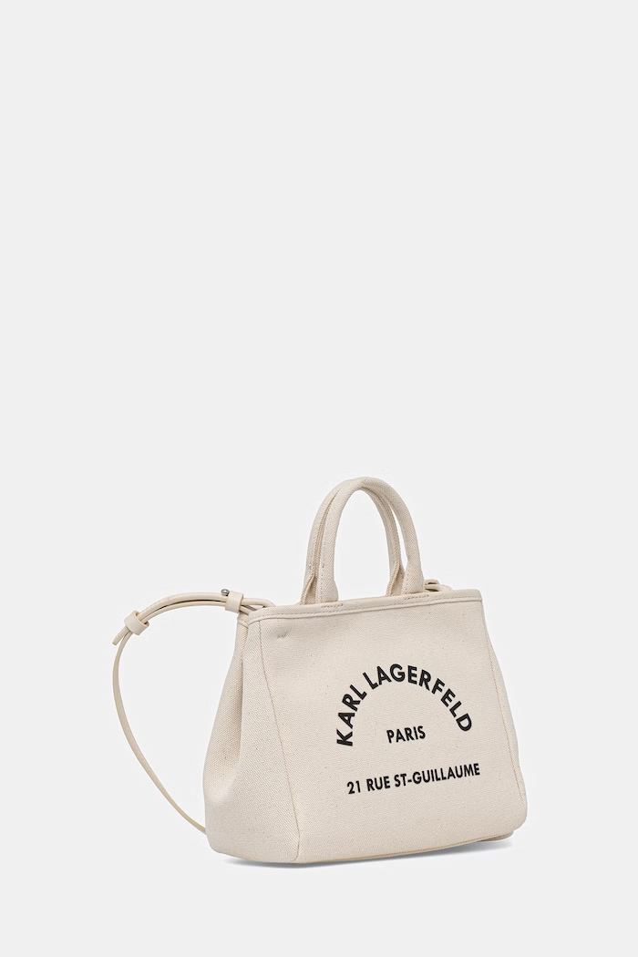 Karl Lagerfeld χιαστί γυναικεία βαμβακεία K/RSG CONV. B2W50003 μπεζ SS26