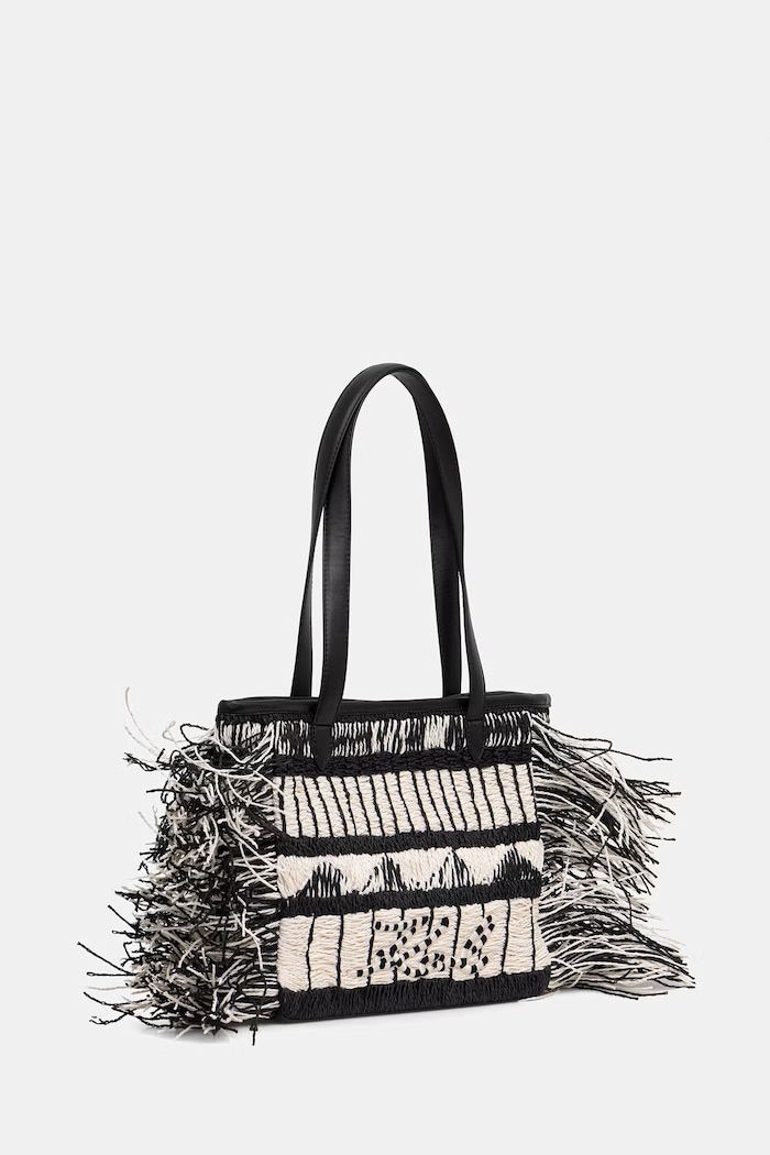 Karl Lagerfeld geantă tote pentru femei K/SIGNATURE 2.5 B2W30112 negru SS26