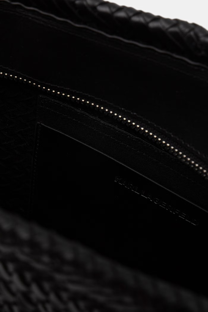 Karl Lagerfeld torebka tote damska skórzana K/SIGNATURE B2W30206 czarny