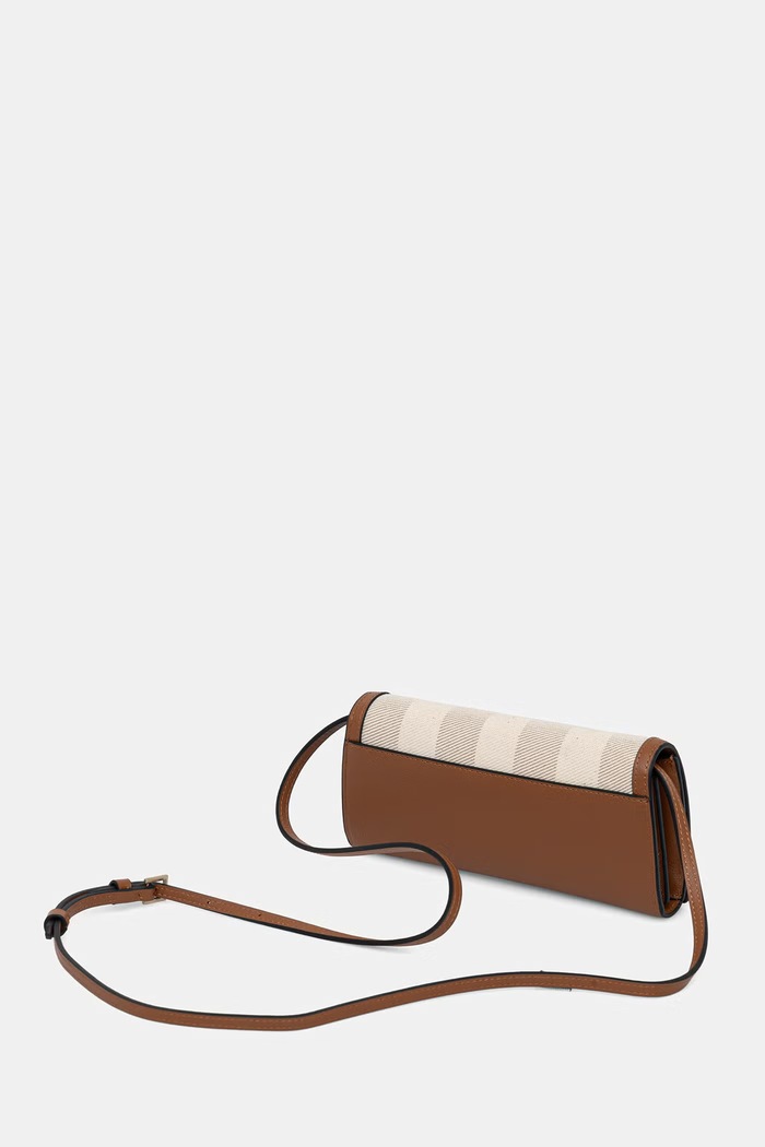 Doplnky Karl Lagerfeld crossbody kabelka dámska bavlnená K/SIGNATURE B2W30276 béžová