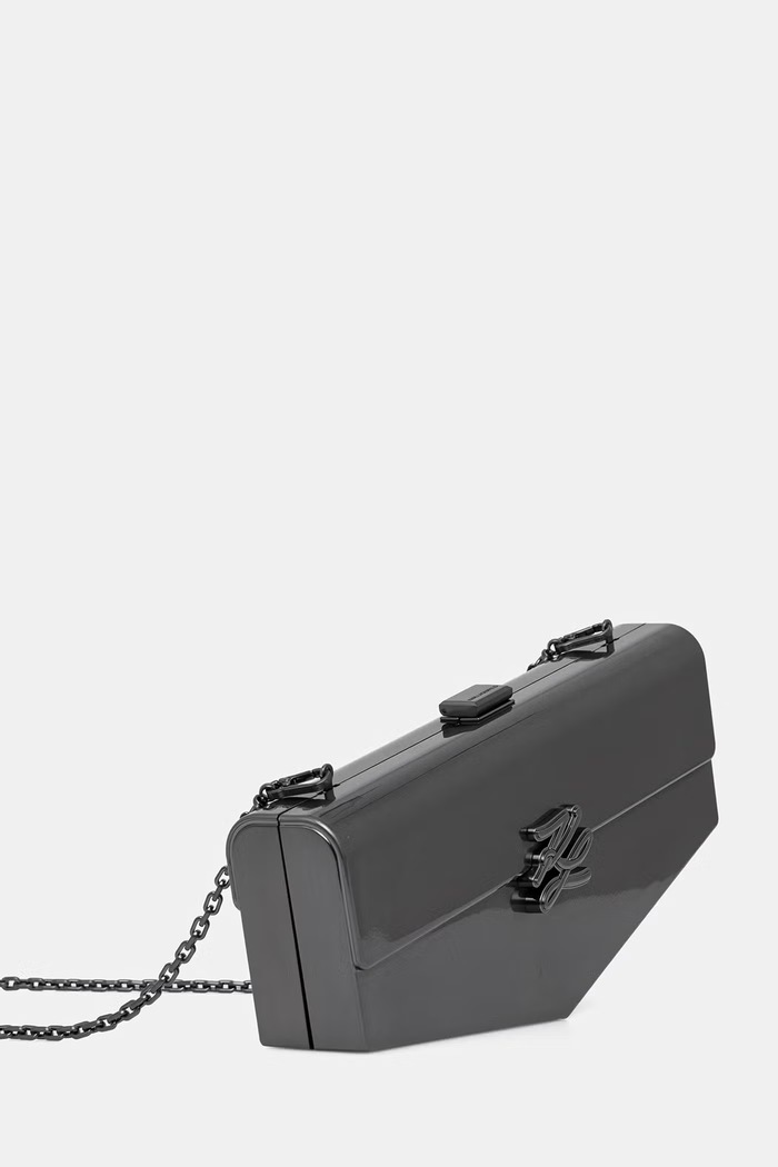 Karl Lagerfeld geantă plic pentru femei Karl Lagerfeld Studio B2W30177 gri SS26