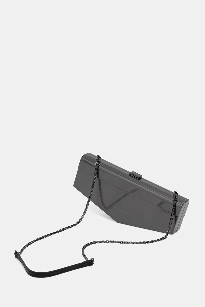 Accesorii Karl Lagerfeld geantă plic pentru femei Karl Lagerfeld Studio B2W30177 gri