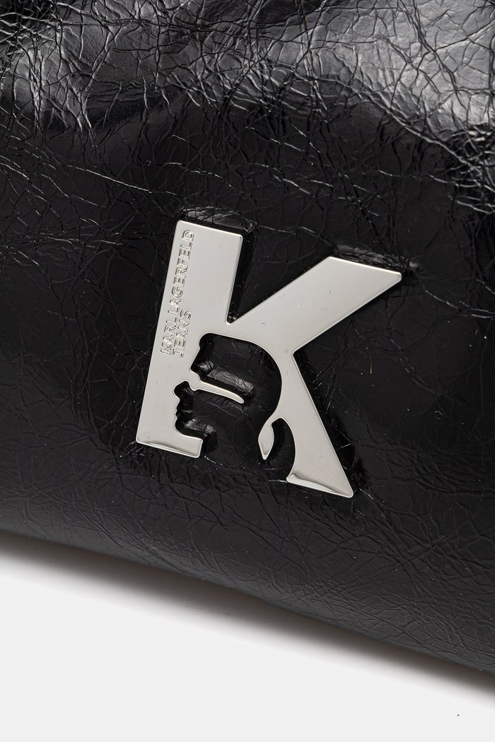 Doplnky Kožená kabelka Karl Lagerfeld Jeans B1W30187 čierna