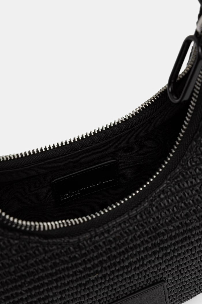 Karl Lagerfeld Jeans kabelka rohlík dámská pletená B2W30120 černá