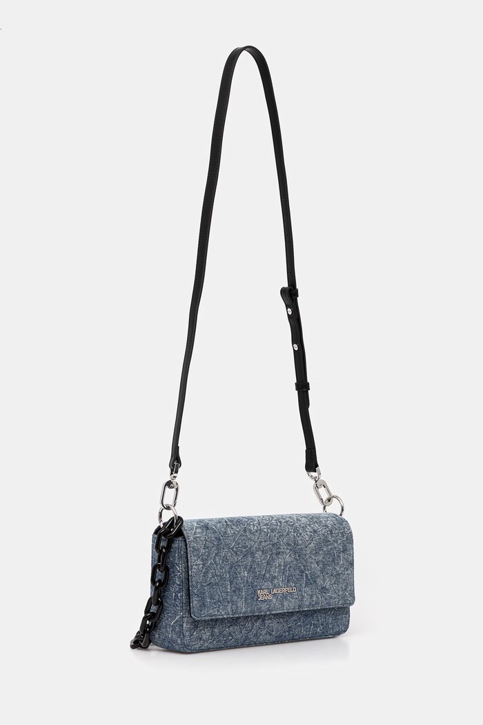 Džínsová taška Karl Lagerfeld Jeans B2W30122 modrá SS26
