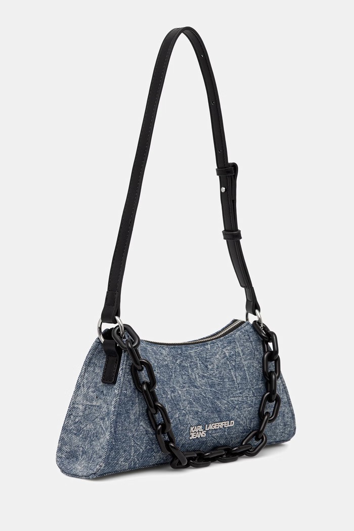 Džínsová taška Karl Lagerfeld Jeans B2W30123 modrá SS26