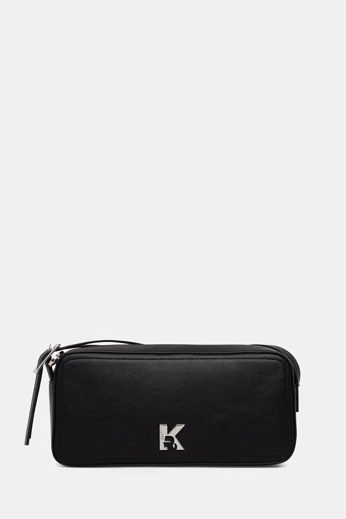 Kabelka Karl Lagerfeld Jeans nášivka čierna B2W30127