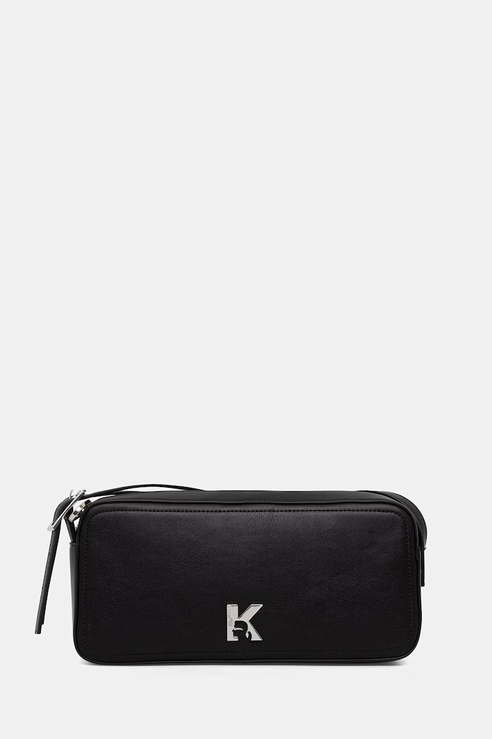 Kabelka Karl Lagerfeld Jeans nášivka čierna B2W30127