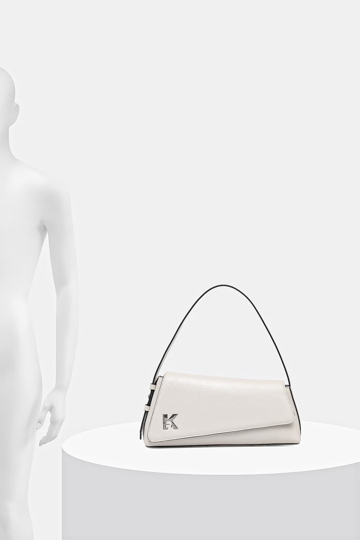 Kožená kabelka Karl Lagerfeld Jeans B2W30130