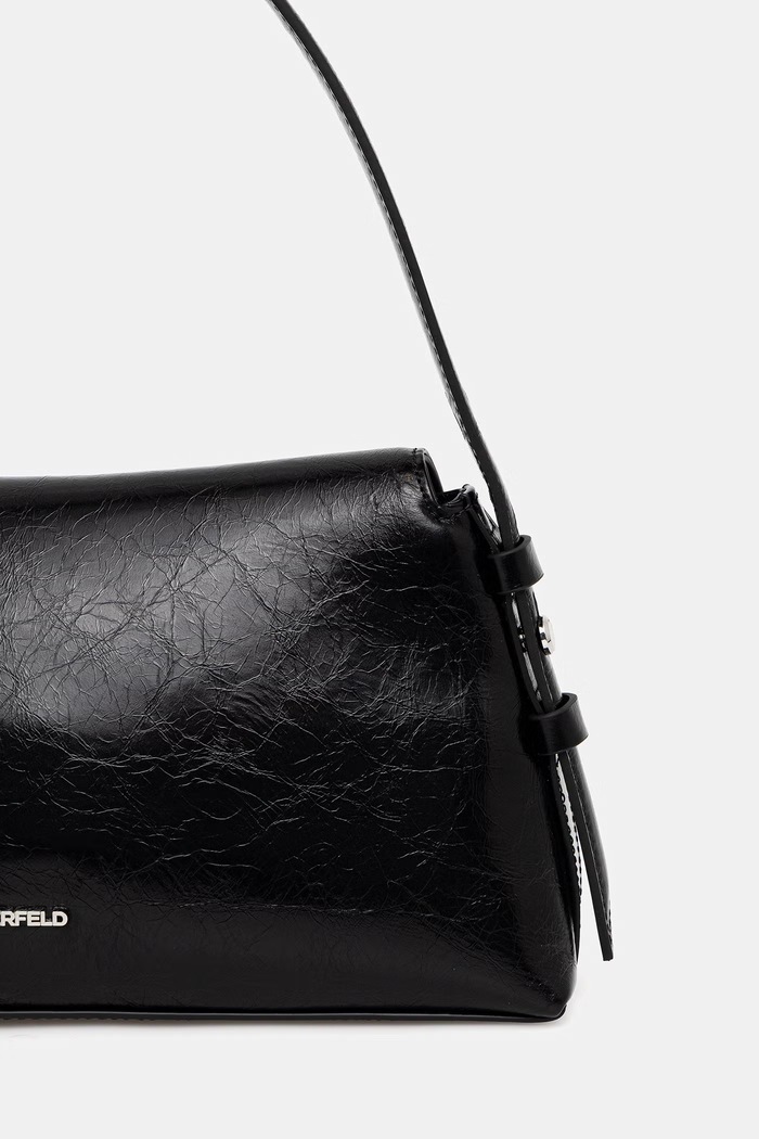 Doplnky Kožená kabelka Karl Lagerfeld Jeans B2W30130 čierna