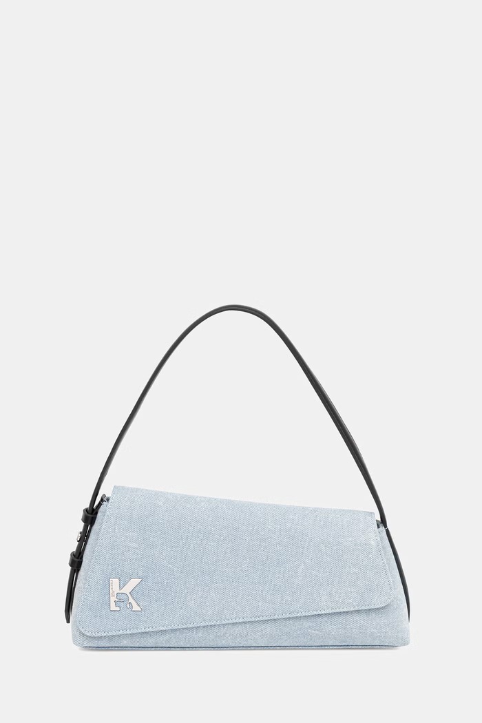 Džínsová taška Karl Lagerfeld Jeans jednofarebný modrá B2W30134