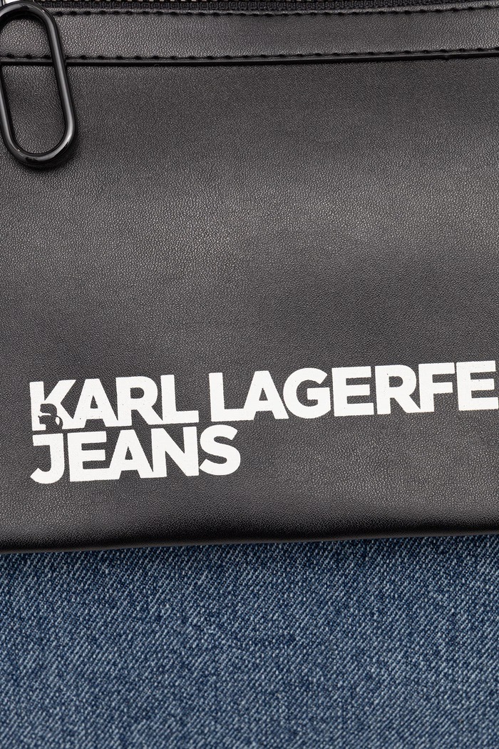 Džínsová taška Karl Lagerfeld Jeans modrá B2W50045