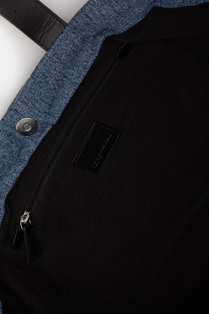 Džínsová taška Karl Lagerfeld Jeans B2W50045 modrá