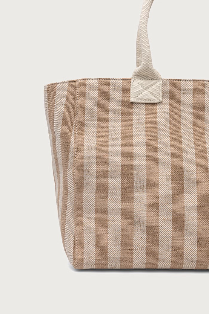 U.S. Polo Assn. Torebka tote damska bawełniana BEU2P9180WCO beżowy SS26