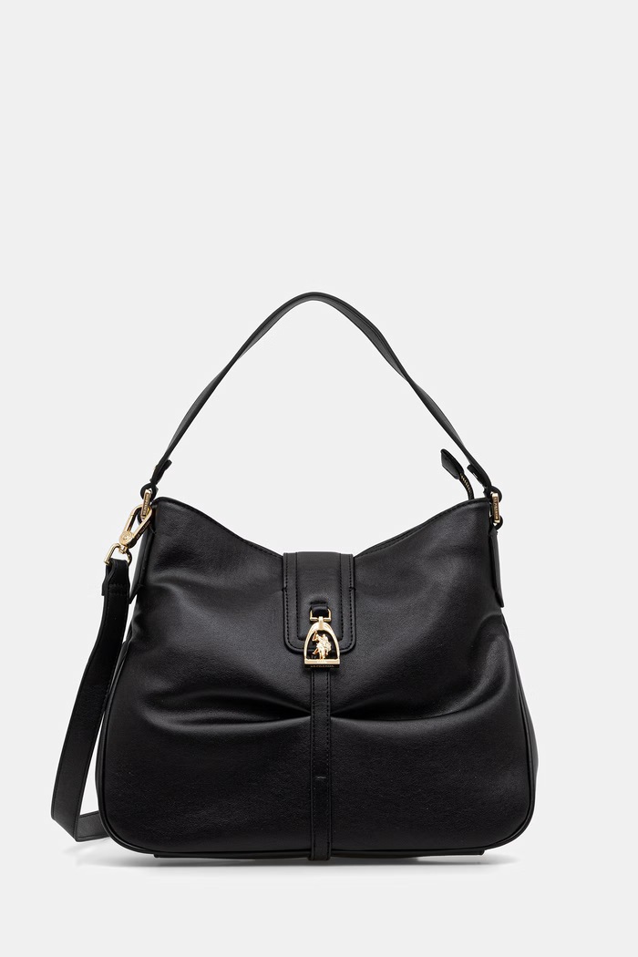 U.S. Polo Assn. kabelka typu vak dámska z imitácie kože BENSON čierna BEU7B9038WVP