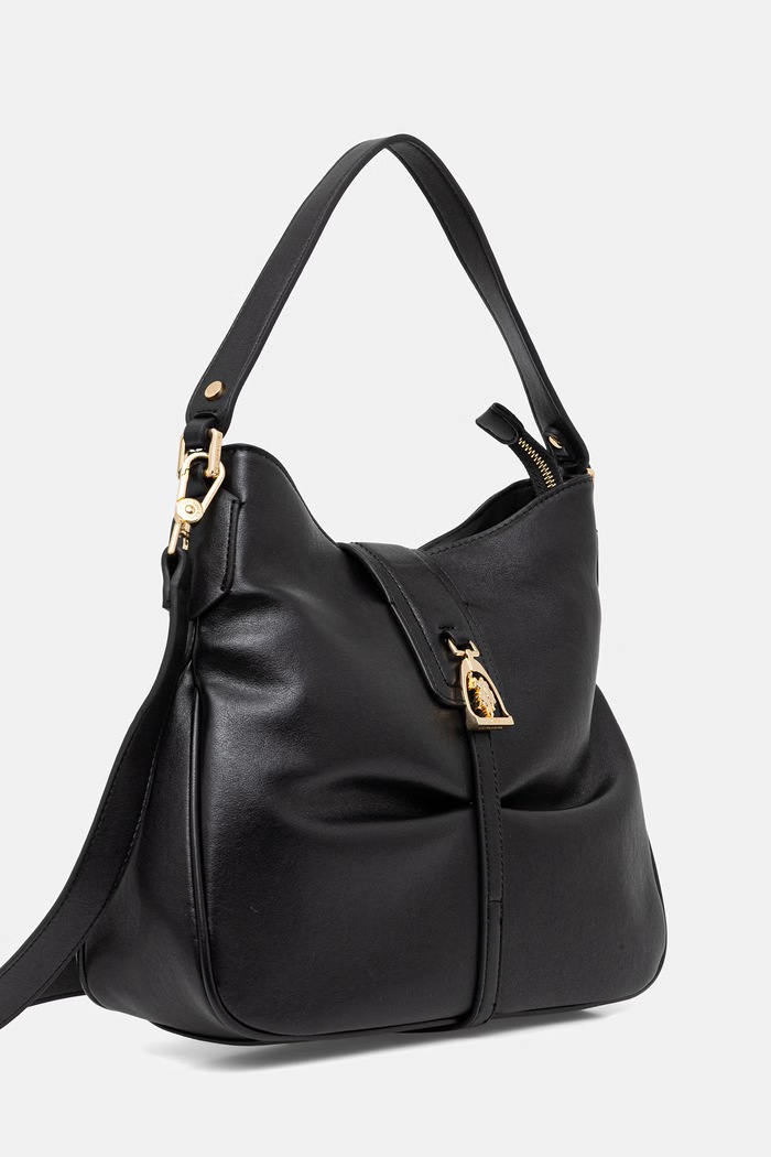 U.S. Polo Assn. kabelka typu vak dámska z imitácie kože BENSON BEU7B9038WVP čierna SS26