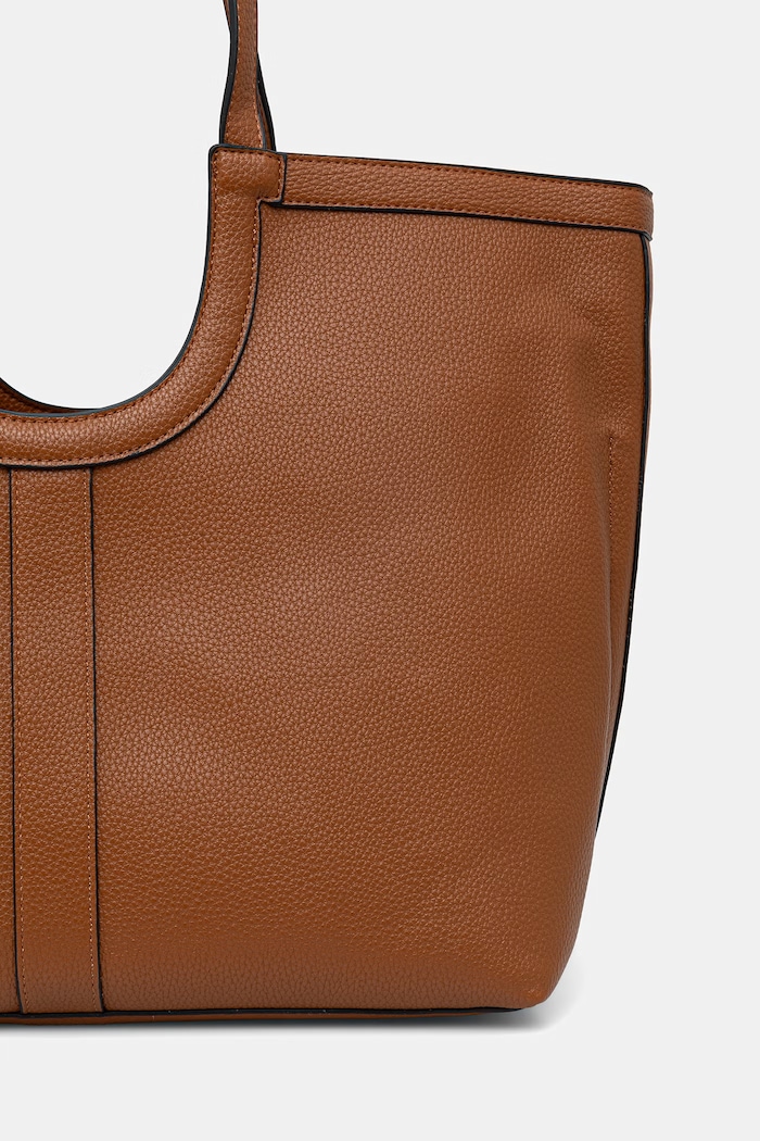 Akcesoria U.S. Polo Assn. torebka shopper damska z imitacji skóry LAWSON BEU8L9054WVP brązowy