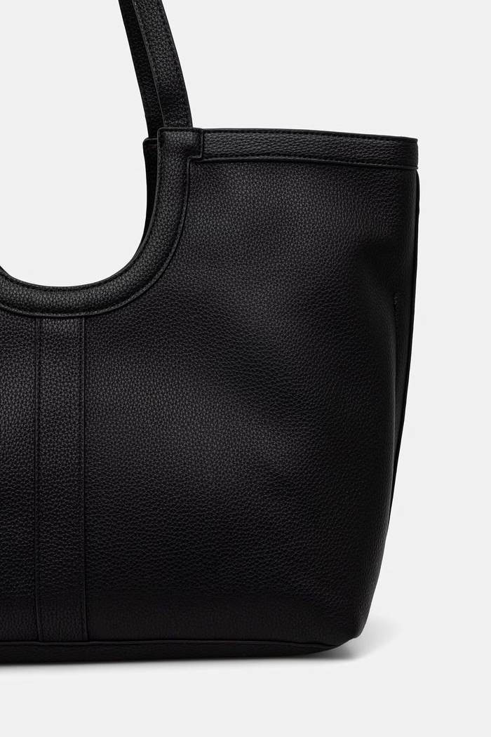 Akcesoria U.S. Polo Assn. torebka shopper damska z imitacji skóry LAWSON BEU8L9054WVP czarny