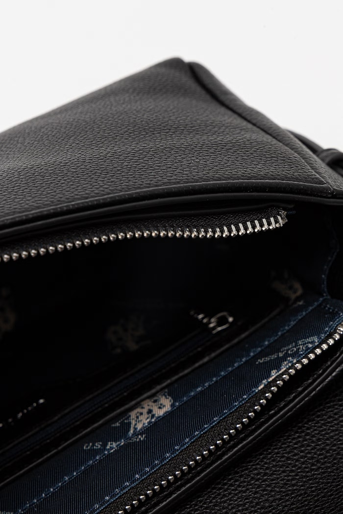 U.S. Polo Assn. listová kabelka dámska z imitácie kože ESHER čierna BEUEP9061WVP
