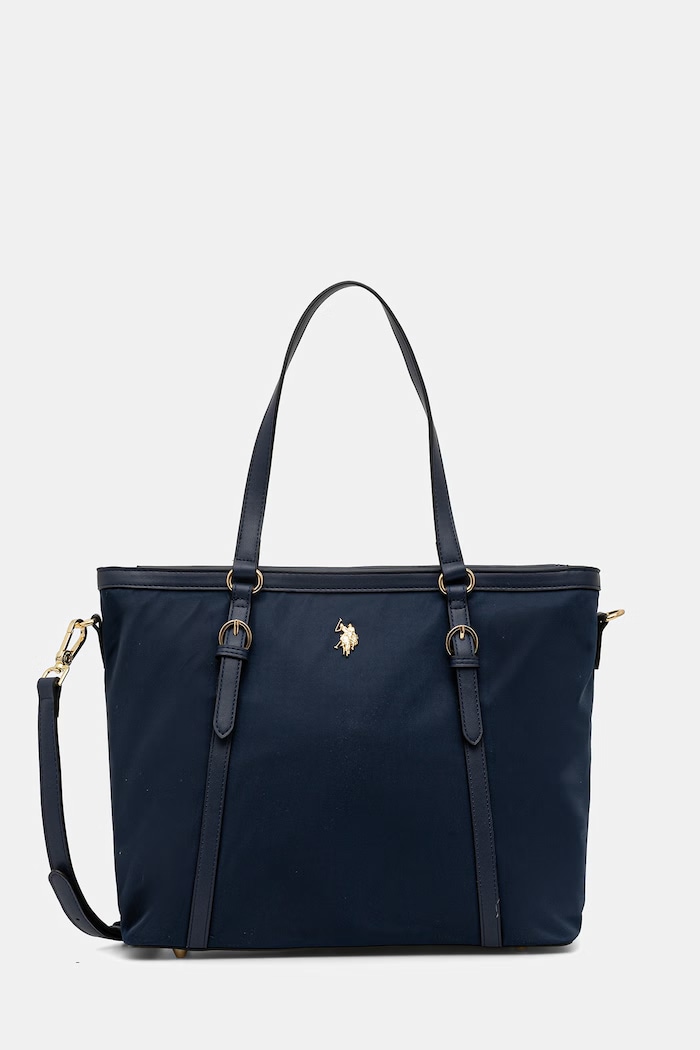 U.S. Polo Assn. shopper γυναικεία υφασμάτινο σκούρο μπλε BEUHU6377WZC