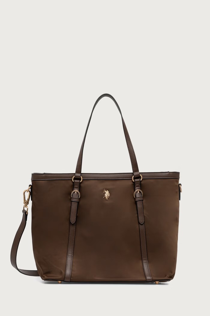 U.S. Polo Assn. Nákupní taška dámská HOUSTON hnědá BEUHU6377WZC