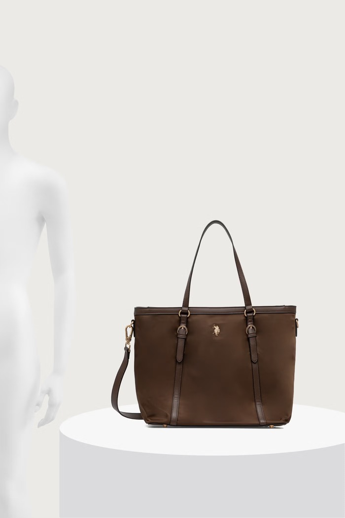 U.S. Polo Assn. Torebka shopper damska HOUSTON BEUHU6377WZC brązowy AA00