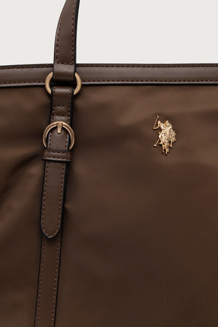 Nákupní taška dámská HOUSTON U.S. Polo Assn. BEUHU6377WZC hnědá