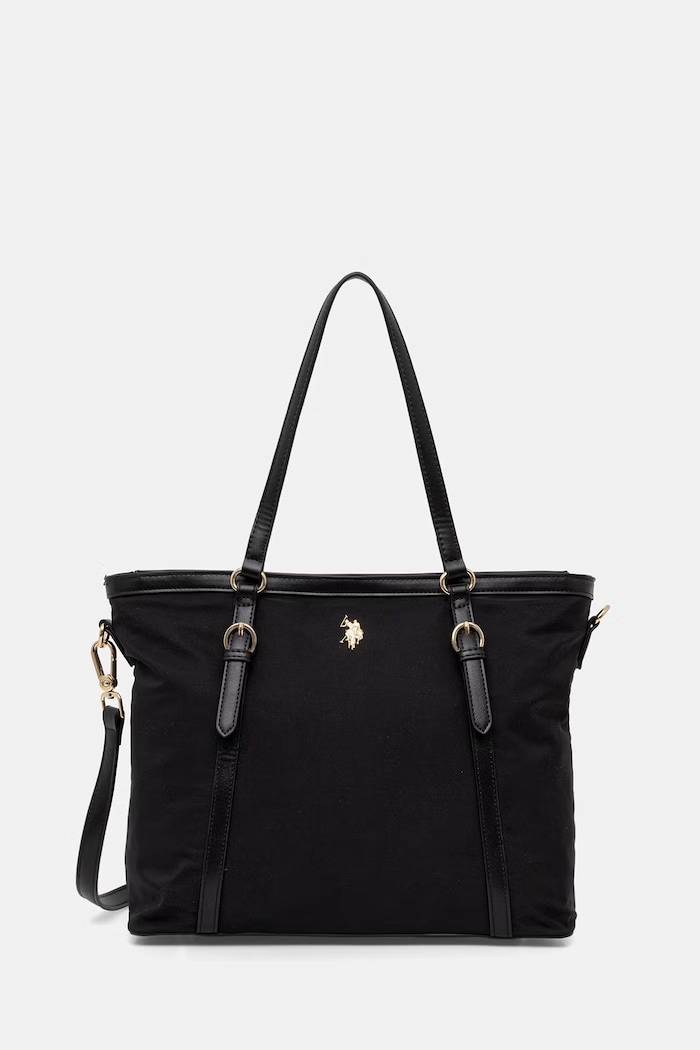 U.S. Polo Assn. geantă shopper pentru femei uni negru BEUHU6377WZC