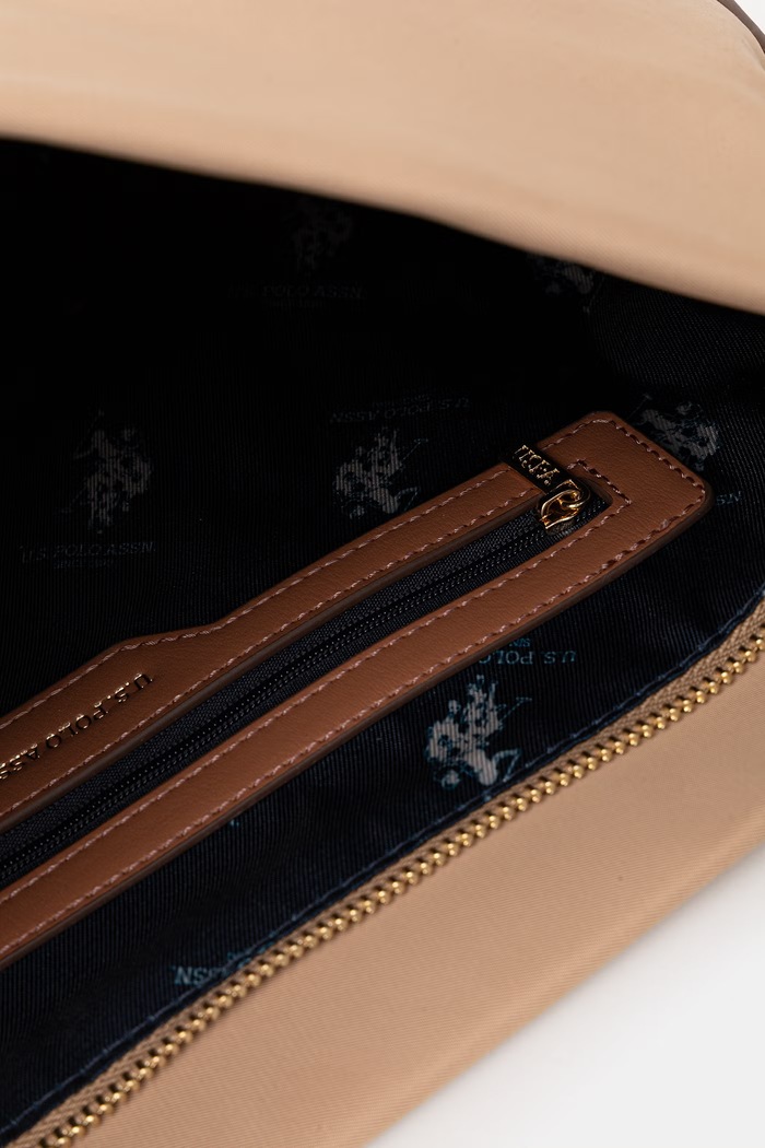 Τσάντα U.S. Polo Assn. HOUSTON BEUHU8683WZC μπεζ