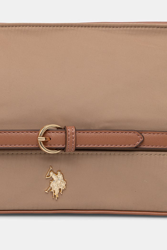 U.S. Polo Assn. crossbody kabelka dámska HOUSTON béžová BEUHU9080WZC