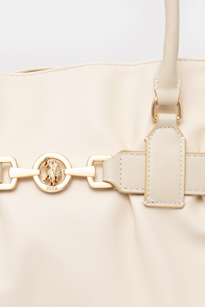 U.S. Polo Assn. geantă shopper pentru femei JANE bej BEUJ09039WVP