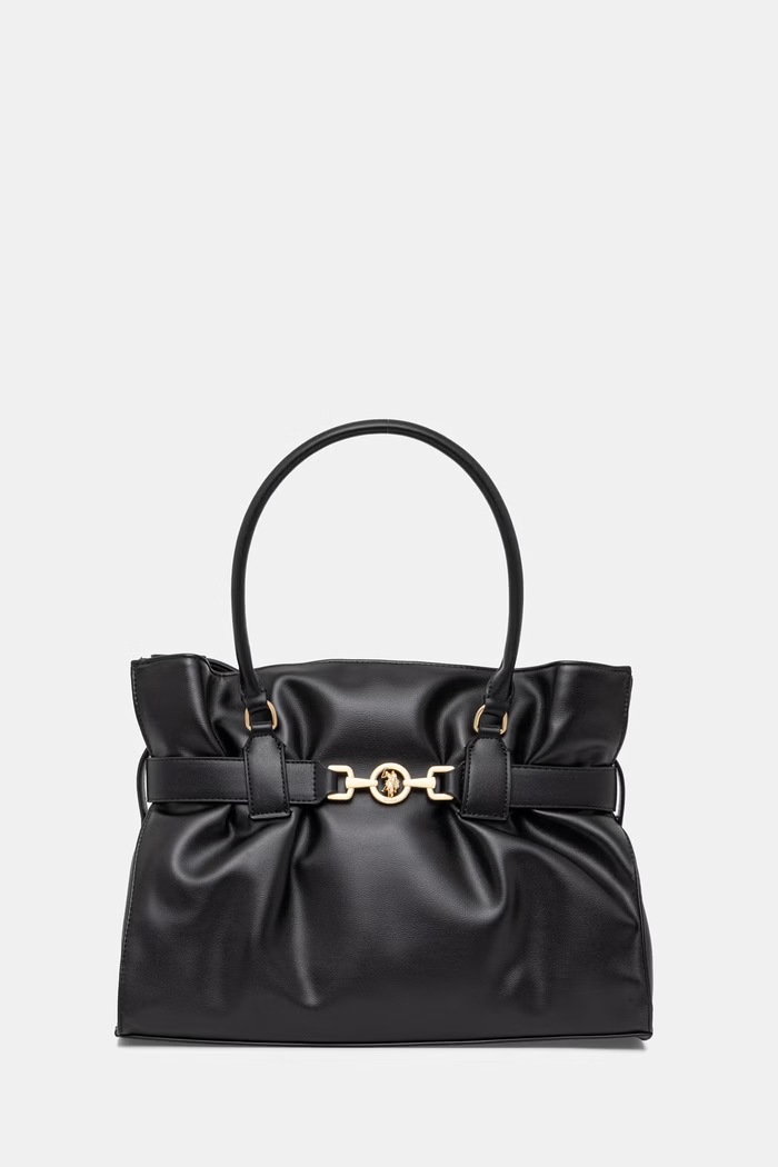 U.S. Polo Assn. geantă shopper pentru femei JANE negru BEUJ09039WVP
