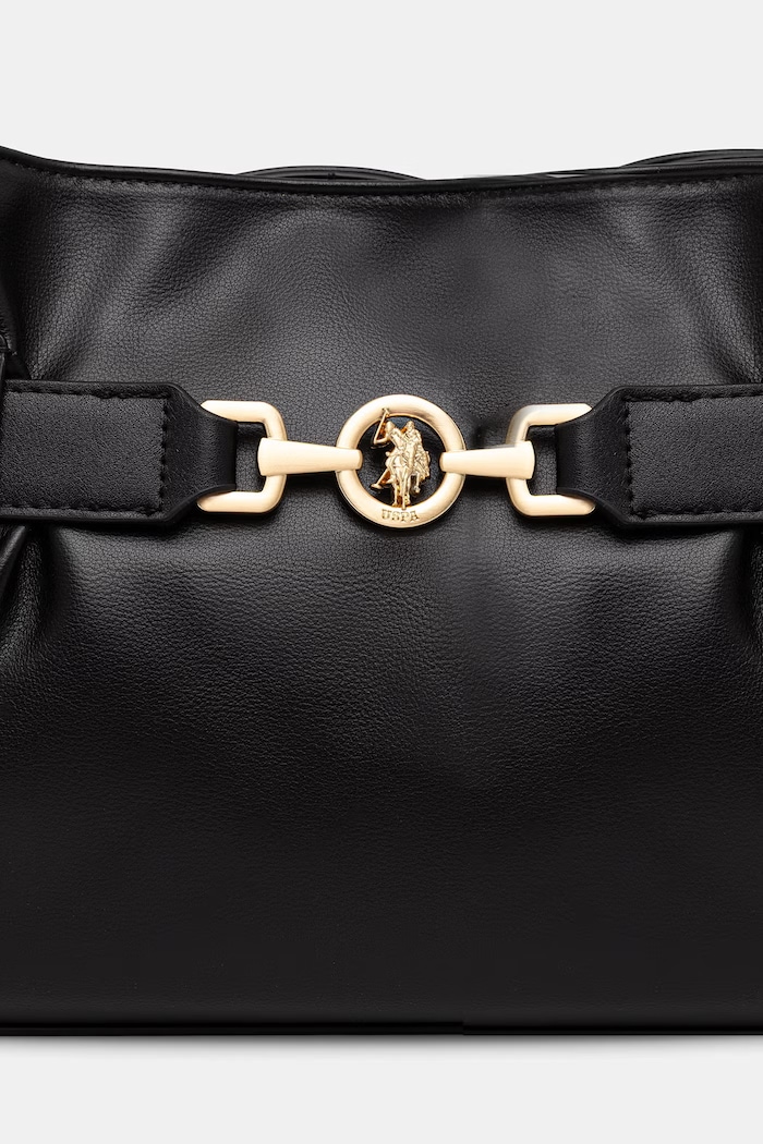 U.S. Polo Assn. geantă crossbody pentru femei, din imitație de piele JANE negru BEUJ09041WVP