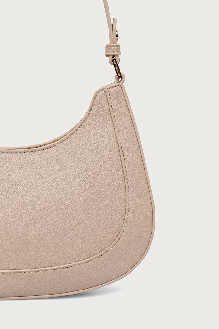 U.S. Polo Assn. Torebka hobo damska z imitacji skóry JONES BEUJ89081WVP beżowy SS26